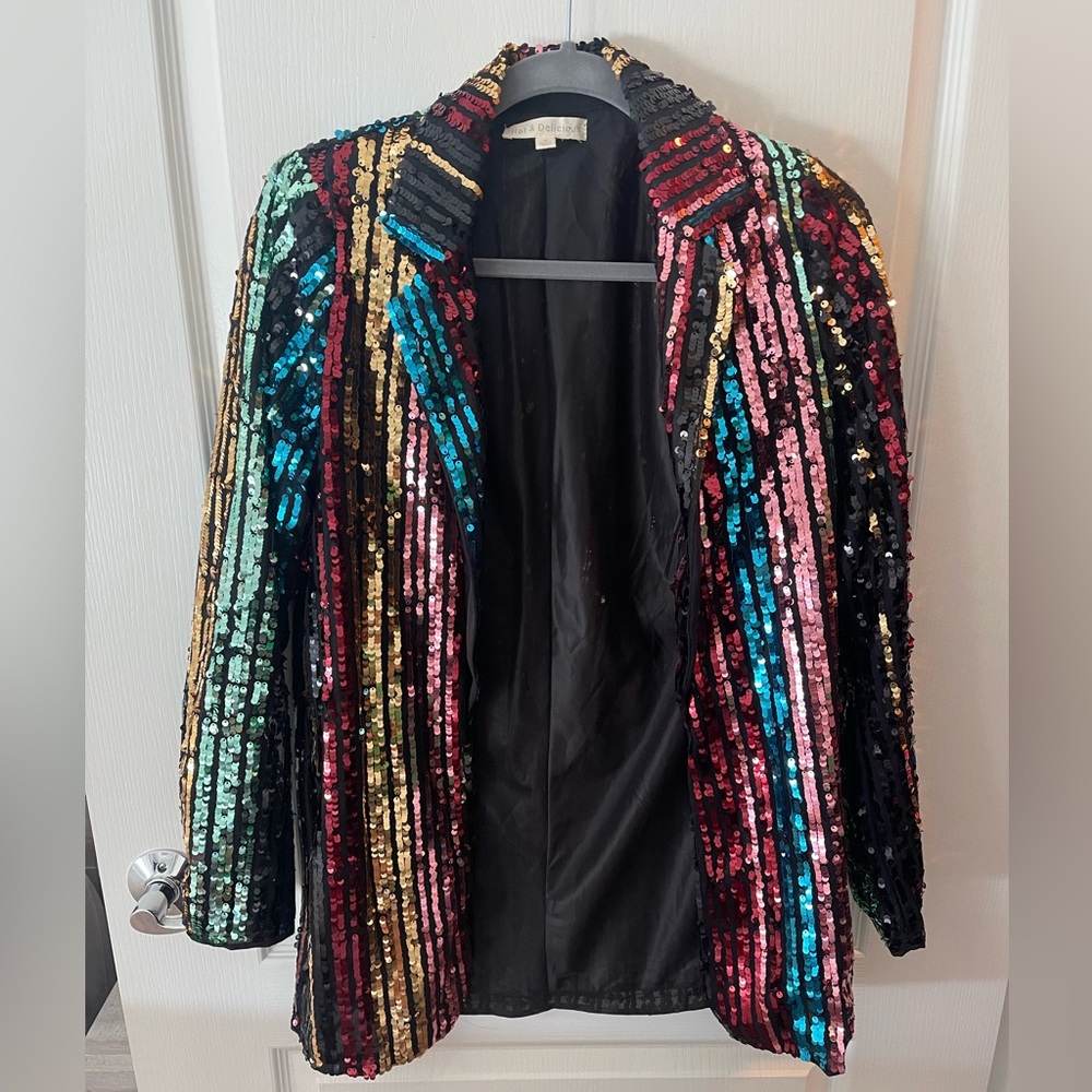 Sequin blazer
